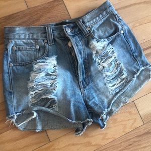 Minkpink slasher shorts, size small